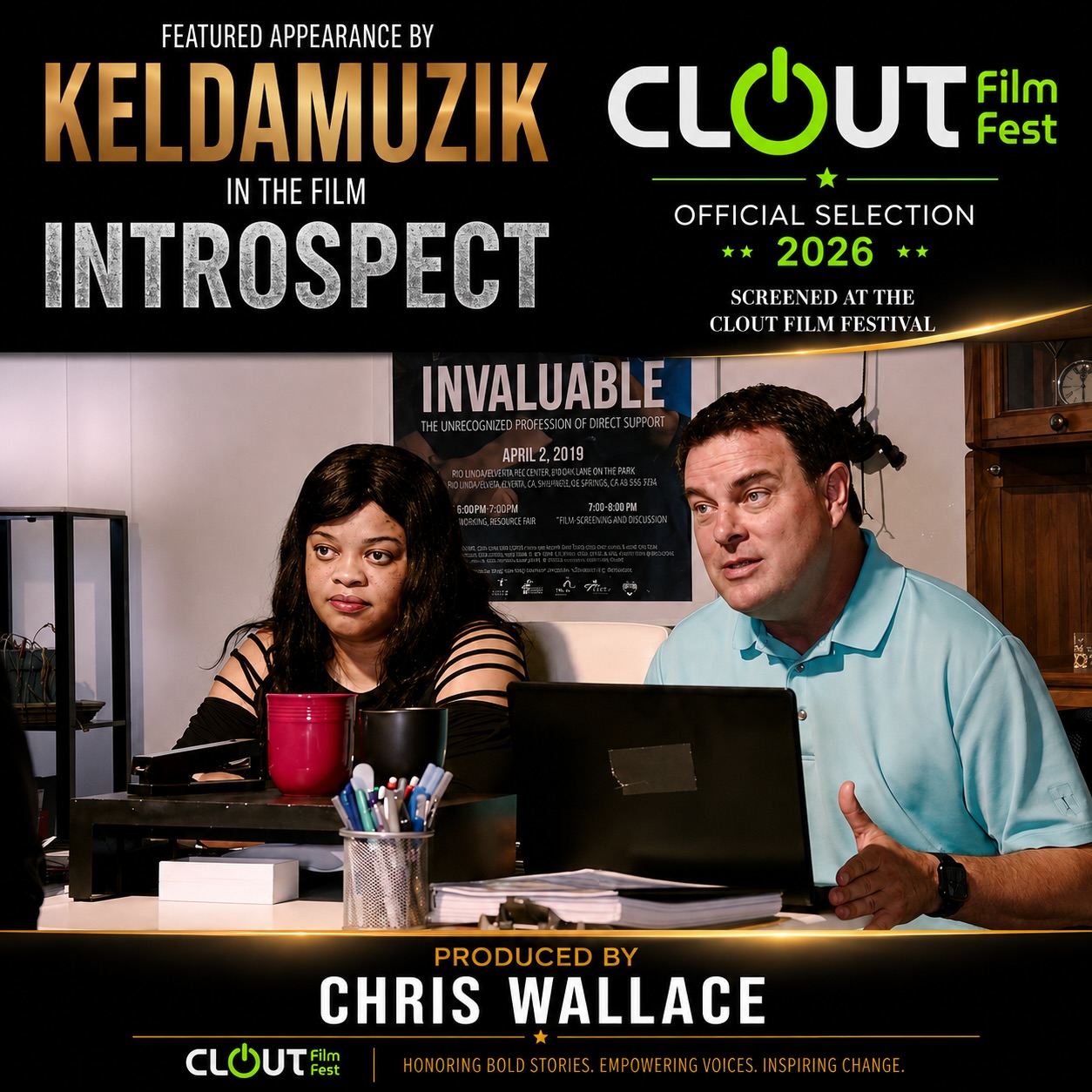 This happened this past Sunday! 🎬✨ So proud to be featured in the film Introspect, produced by @redbellpepp and screened at the @cloutfilmfest ! Another beautiful moment on the acting journey. 🎥💫
#Keldamuzik #Introspect #CloutFilmFestival #Actress #IndieFilm FilmFestival Diva