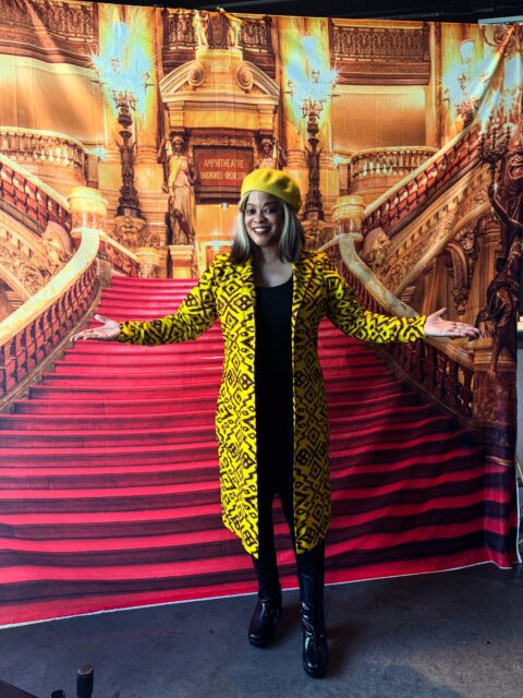Hosting the @fynegalfashion Show today at Calabash in Oakland… check out the fit! Styled by @janetallieu 😘