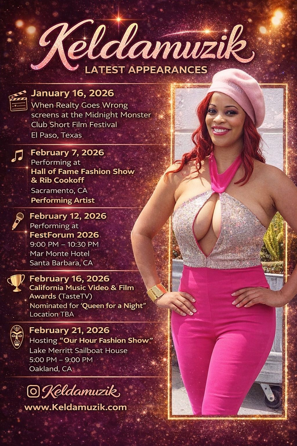 Keldamuzik Latest Appearances 2026